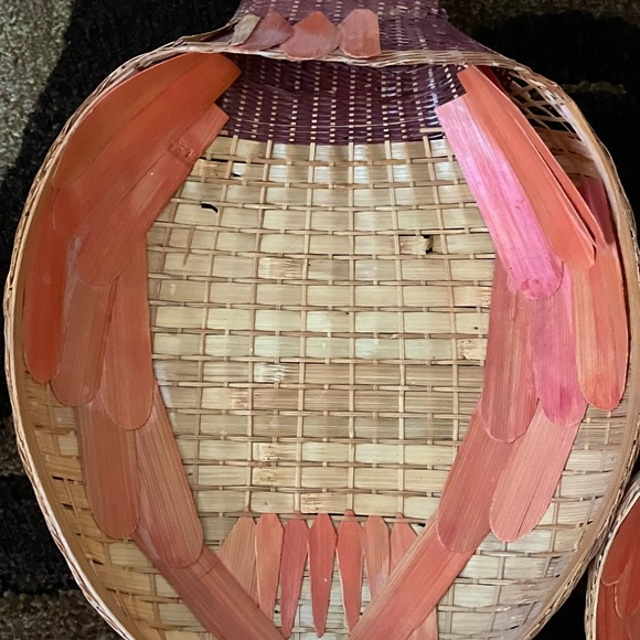 VINTAGE ZHEJIANG STYLE HAND CRAFTED BIRD BASKETS PEOPLES REPUBLIC OF CHINA - Picture 5 of 16